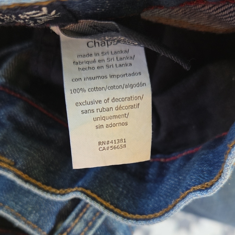 Chaps Relaxed Fit Blue Jeans for Men 32/30 - Picture 8 of 8